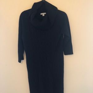 Banana republic sparkly cowl neck sweater dress